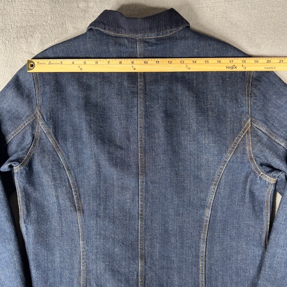 Eat Dust 673 Selvedge Denim Chore Jacket Mens XL Japanese Heavy Duty Indigo Blue - Picture 13 of 16
